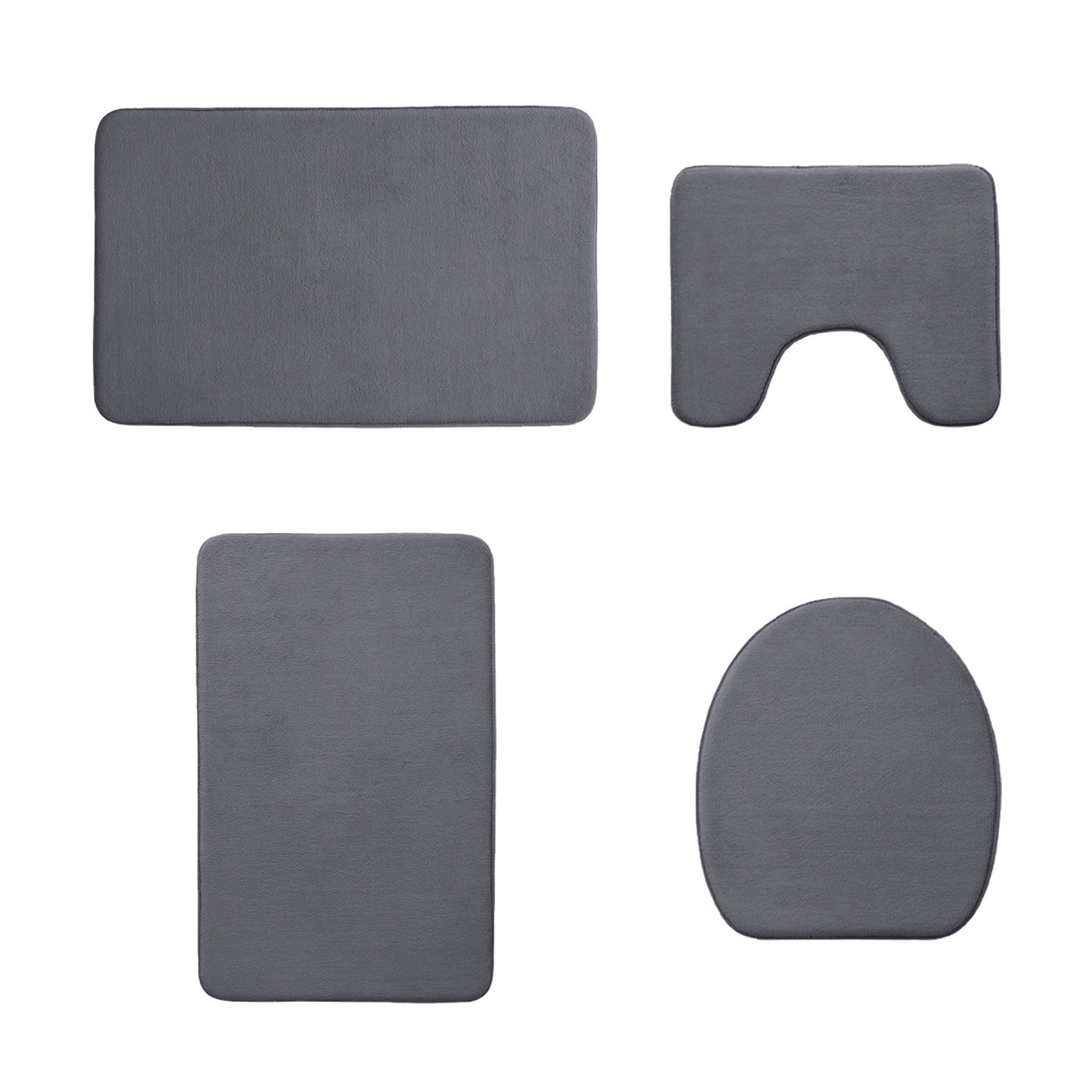 Olanly memory foam bath mat rug 30x20 ultra soft and absorbent bathroom rugs nonslip comfortable machine washable bath carpet for bathroom