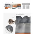 thumbnail image 5 of Tie Up Valance Curtain for Kitchen,Abstract Retro Oil Painting Color Blocks Rod Pocket Short Curtains Adjustable Tie-Up Shade Valances,Modern Art Window Treatment for Bathroom Living Room Bedroom, 5 of 8