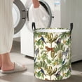 thumbnail image 4 of Jungle animals Laundry Basket, Laundry Hamper Waterproof Laundry Bag Clothes Hamper Laundry Bin with Handles for Bedroom, Living Room, Kids Room-#, 4 of 5