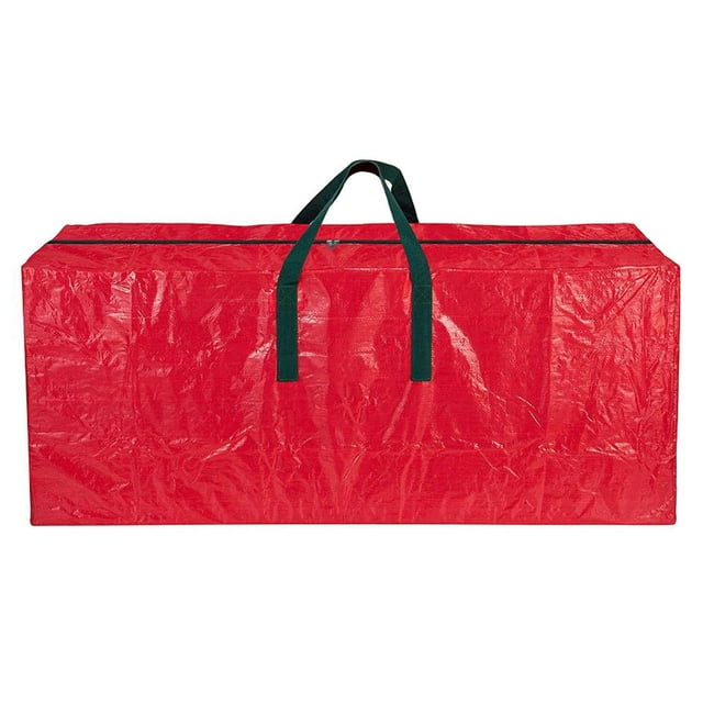 Bolsa de almacenamiento para árbol de Navidad de 48''-65'', árbol navideño artificial, impermeable Rojo_165x76x38cm
