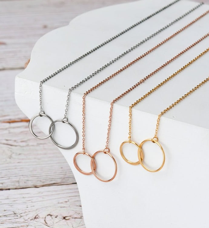 Peach Jewelry Infinity Necklace, Friendship Pendant for Women India | Ubuy