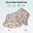 thumbnail image 2 of Pofeuu Quirky Santa Reindeer Retro Wave Print Bucket Hat for Women Men Reflective Bucket Hats Beach Summer Sun Hat Travel Fisherman Cap, 2 of 6