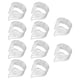 thumbnail image 4 of 10 anillos para servilletas de boda, 4,3 cm, diseño de mariposa Plata, 4 of 9