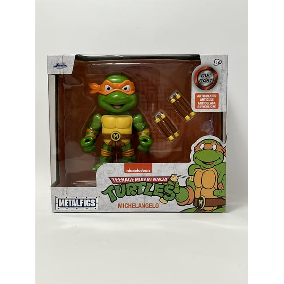 TMNT Teenage Mutant Ninja Turtles Michelangelo 4 Inch Figure Jada 253283002