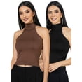 thumbnail image 1 of Pack 2 Playeras de Mujer Unitalla Camisetas de Dama Ajuste Perfeto Blusas Dama Casuales Camisa Mujer Casual O Deportiva Mujer Blusa, 1 of 9