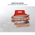thumbnail image 2 of Picnic Plus PSM-721SB Entertainer Hot & Cold Food Carrier - Sunlight Bloom, 2 of 7