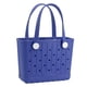 thumbnail image 2 of Bolsa Tote Pequeña Impermeable Forrader de Goma para Playa y Viaje Azul, 2 of 7