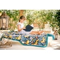 thumbnail image 2 of Chanasya Gold Fox Lush Nature Vibrant Color Print Gift Throw Blanket - Plush Sherpa Microfiber Throw for Birthday Gift Kids Bed and Couch (60x70 Inches) Teal Blue, 2 of 5
