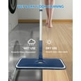 thumbnail image 2 of MYSPRI Microfiber Wet Flat Mops for Floors Cleaning, Dust Dry Mop for Hardwood, 4 Reusable Washable Chenille Pads and Mop Pads Brush, 2 of 7