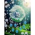 thumbnail image 1 of Diamond Painting 5D DIY Kit de taladro en forma especial parcial Decoración verde (YXC564), 1 of 9