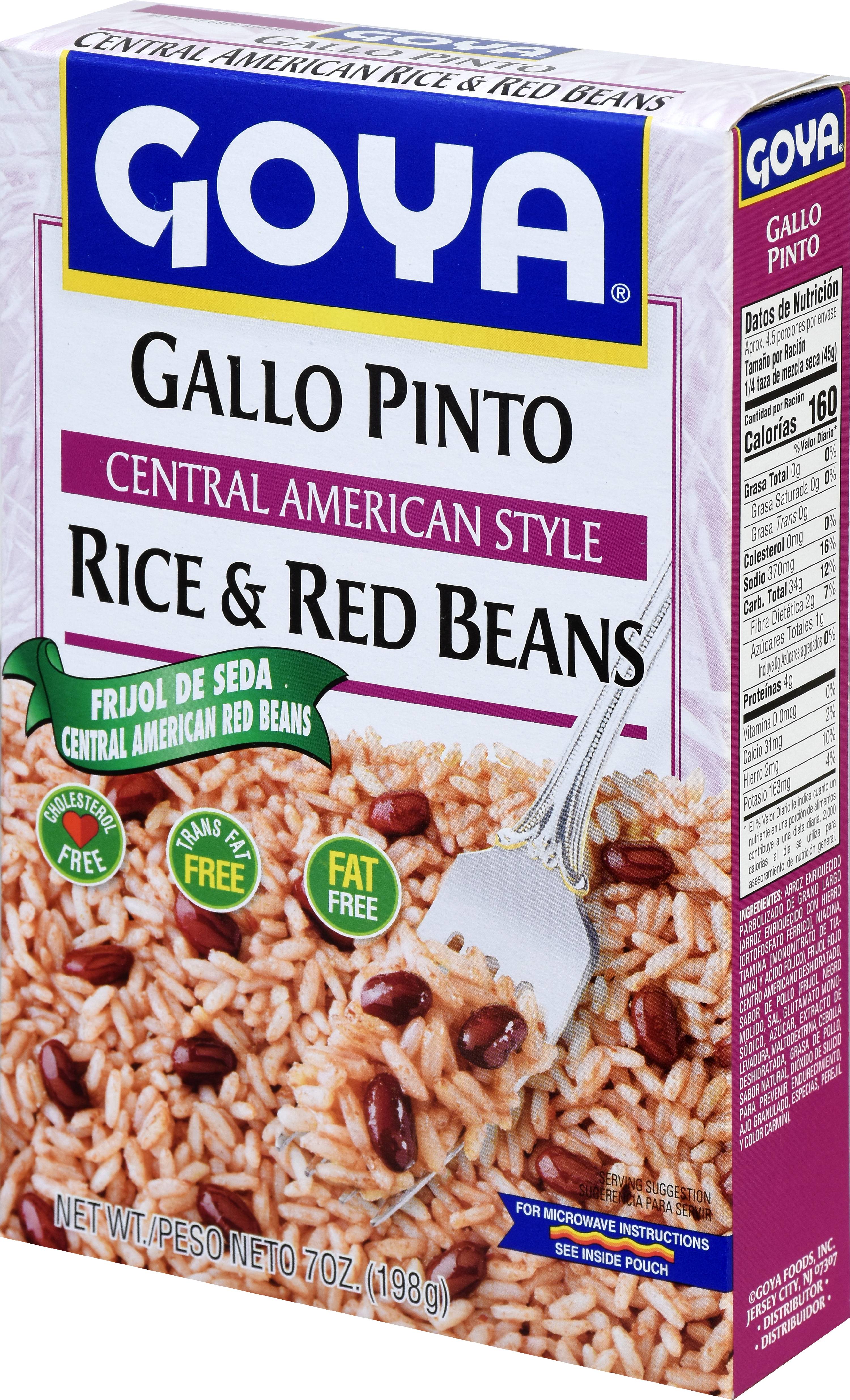 Goya Rice and Red Beans Gallo Pinto Mix, 7 oz