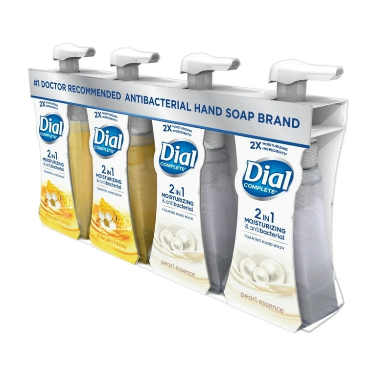 Dial Complete 2 in 1 Foaming Hand Wash Honey Pearl Scents 7.5
