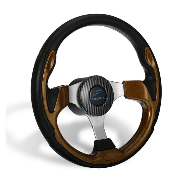 fastboy Boat Steering Wheel Alloy 3 Spokes Non-directional Anti-rust Detachable Helm Rowing Boats Kayak Accessories Hardware