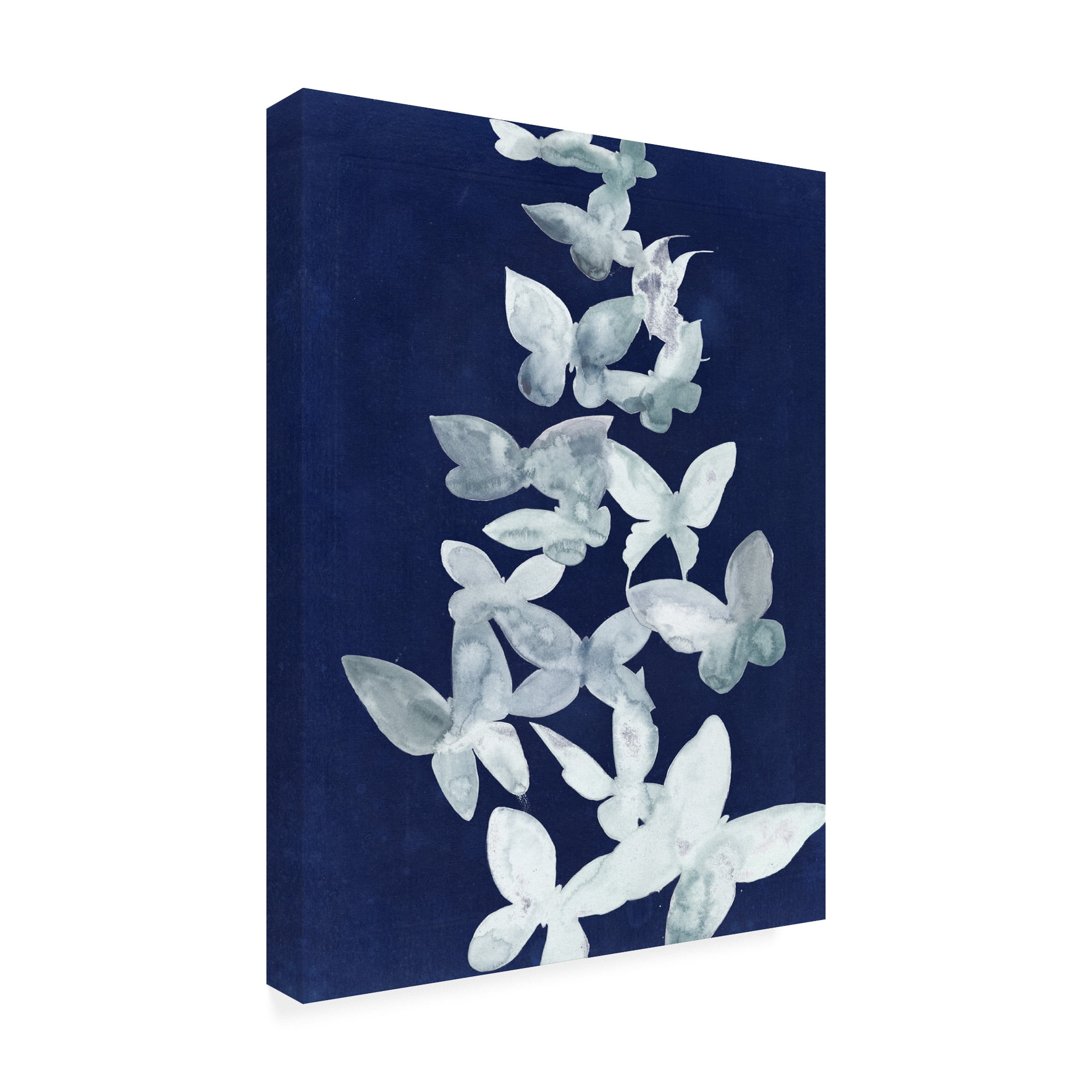Trademark Fine Art 'Indigo Butterfly Falls I' Canvas Art by Grace Popp