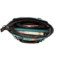 thumbnail image 5 of Lsque Fall Forest Squirrel Pattern Leather Rivet Shoulder Bag – Elegant Genuine Leather & Microfiber PU Crossbody with Detachable Adjustable Strap, 5 of 5