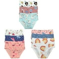 thumbnail image 5 of B&Q's 9-Pack Cotton Briefs for Toddler Little Girls and Kids | Sizes 2T-7T: Comfortable Underwear, 5 of 5