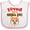 White and Pink, variant on Inktastic Shiba Inu Dog Lover Boys or Girls Baby Bib