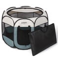 thumbnail image 1 of Jaula Pet Playpen Love's Cabin para cachorros y perritos, para interiores y exteriores, 1 of 7