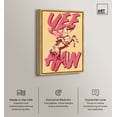 thumbnail image 2 of Yeehaw Cowboy Canvas Trendy Western Print by Art Remedy, Gold Frame, 10" x 15", 2 of 7