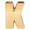 thumbnail image 2 of BalsaCircle 6" Gold K Metallic Letters Symbols Ceramic Flower Vase Centerpiece Wedding Party Events Decorations, 2 of 8