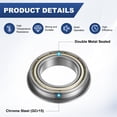 thumbnail image 2 of Uxcell 2-Pack F6804ZZ Flanged Ball Bearing, 4/5" x 1-1/4" x 2/7" Metal Sealed, 2 of 6