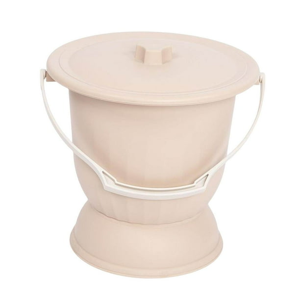 Spittoon with Lid Urine Bucket Bottle Bedpan Thickened Chamber Pot