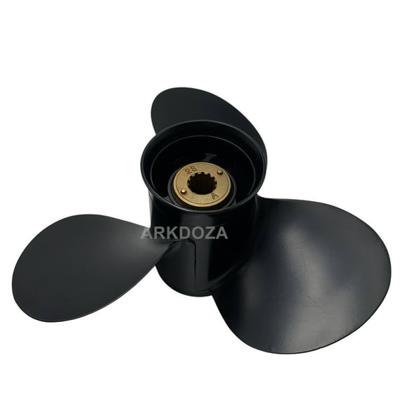 Boat Propeller 11 3/8x12 for Mercury Outboard 25-60HP Aluminum 13 Tooth OEM NO:48-855856A5 11.4x12