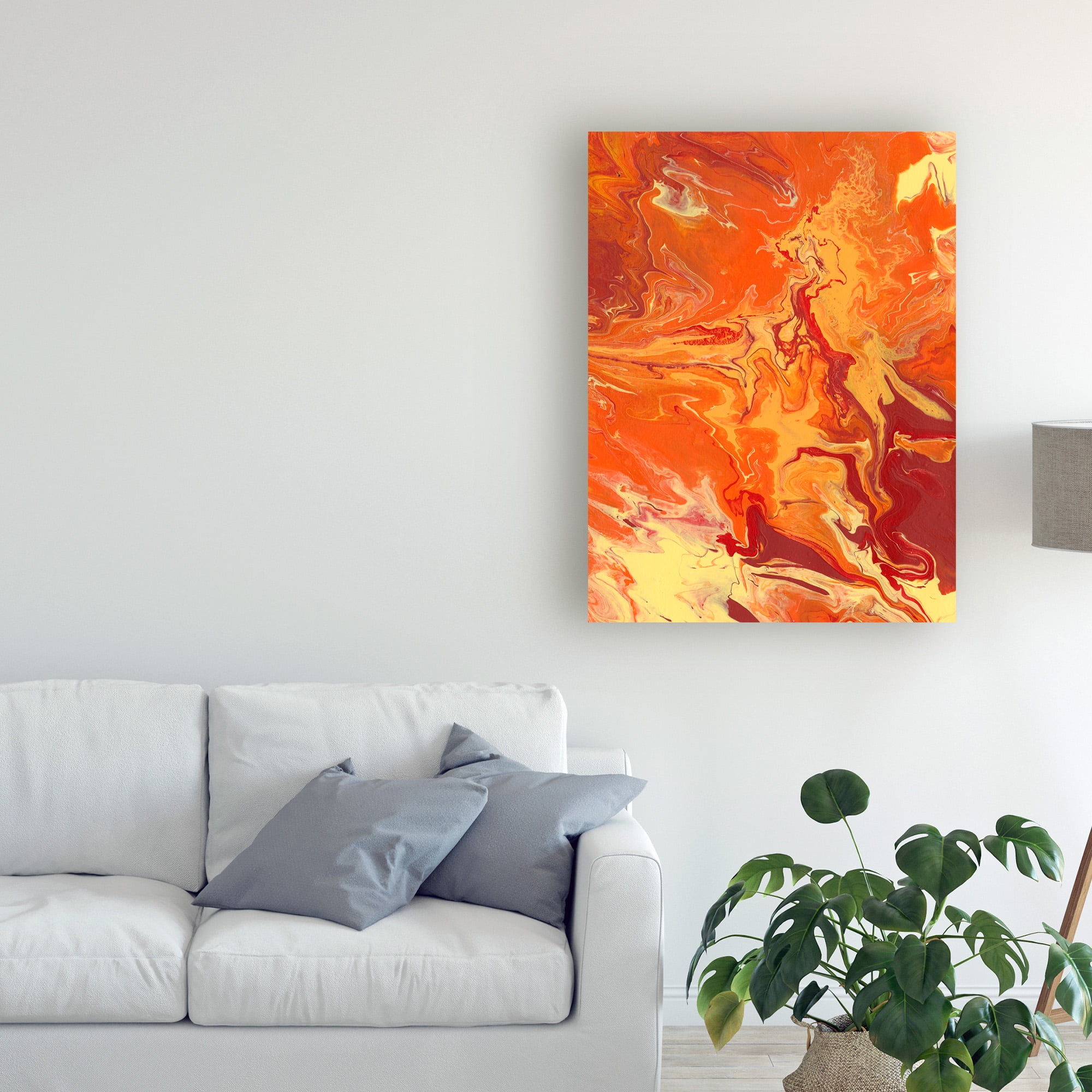 Trademark Fine Art 'Nomadic Blaze III' Canvas Art by Regina Moore