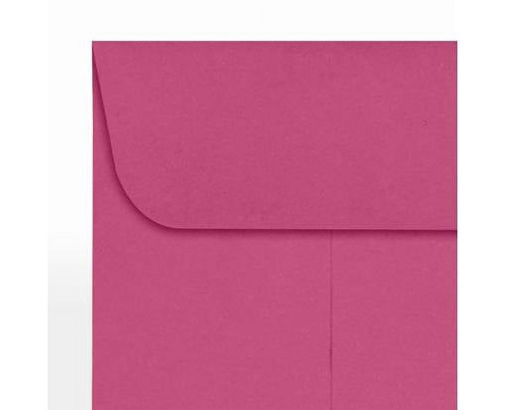 LUXPaper #1 Coin Envelopes w/ Moistenable Glue, Magenta Pink, 2 1/4in x 3 1/2in, 80lb, 50/Pack