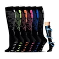 thumbnail image 1 of Calcetines Largos De Compresión Deportivos Unisex Negro Talla:S/M, 1 of 5
