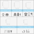 thumbnail image 4 of 30PCS Frosted Travel Storage Bags for Clothes,Zip-lock Seal Storage Bags Luggage Clothes Shoes Makeup Packing Pouch Organizer,Reusable Space Saver Packing Sacks Compression Bags (5 Size), 4 of 4