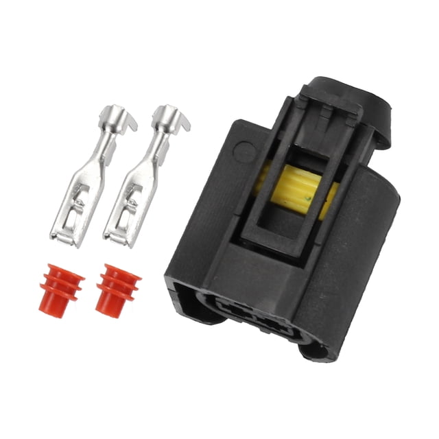 Conector de enchufe de paquete de alta tensión de bobina de encendido de 2 pines de Unique Bargains para Mercedes-Benz