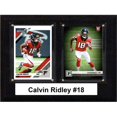 thumbnail image 1 of C&I Collectionables 68RIDLEY 6 x 8 Po NFL Calvin Ridley Atlanta Faucons Deux Plaques de Cartes, 1 of 1