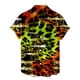 thumbnail image 1 of Camisas Hombre Manga Larga Camisa de manga corta para hombre, con botones estampados, camisas de vestir de playa de verano (Yellow, 4XL), 1 of 2