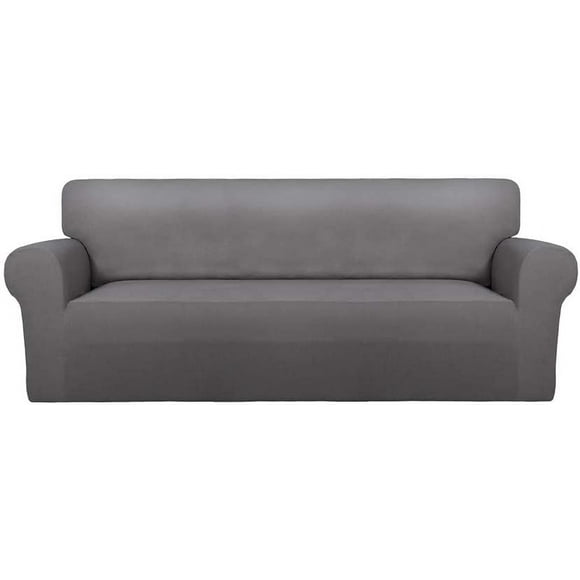 Super Stretch Chair Sofa Slipcover – Spandex Non Slip Soft Couch Sofa Cover, Washable Furniture Protector with Non Skid Foam and Elastic Bottom for Kids, Pets
