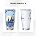 thumbnail image 3 of KLL Not All Who Wander Are Lost2 Print 40oz Stainless Steel Insulated Car Cup with Spillproof Lid - Keep Your Drink Hot or Cold on the Go-Without Straw, 3 of 8