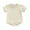 Beige, variant on Plebaso Baby Girls Boys Clothes Solid Color Short Sleeve Round Neck Romper Newborn Summer Clothes