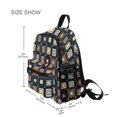 thumbnail image 3 of FORMRS Kids School Backpack with Front Zippered Pocket 12" Student Travel Daypack, Square Harmony, 3 of 6