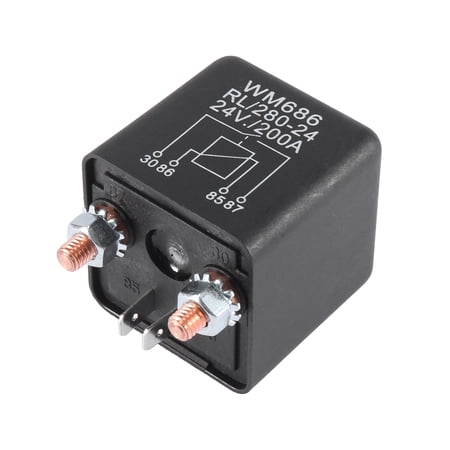 WM686 4 Terminal DC 24V 200A Car Boat Truck Universal Charge Relay Switch Power Black price history on PriceWatchPro