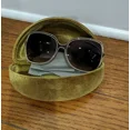 thumbnail image 4 of authentic MiuMiu Sunglasses with original velvet box - unique white lines detail, 4 of 5