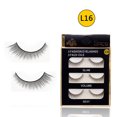 thumbnail image 2 of HOT Sale! Soft 3 Pairs Long Makeup Cross Thick False Eyelashes Eye Lashes Nautral Eyelashes Lashes Makeup Lash clusters, 2 of 2