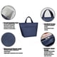 thumbnail image 3 of Bolsa térmica bento con correa ajustable, bolsa térmica a prueba de fugas para comidas escolares y de trabajo, bolsa de picnic portátil con aislamiento térmico Aestivo | Azul | AESTIVO, 3 of 7