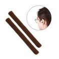 thumbnail image 6 of 2x Eyeglasses Temple Tips Sleeve Eyeglasses Ear Grips for Eyewear Sunglasses Brown, 6 of 8