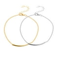thumbnail image 4 of Guardurnaity de tobillo Adorn Chic Joyería femenina Brazalete Adorn Vestido de playa Adorno Estilo simple Tobillera de metal Cadena Pies Decoración Ropa, zapatos y accesorios Miscelánea Plata Guardurnaity AP009278-02, 4 of 6