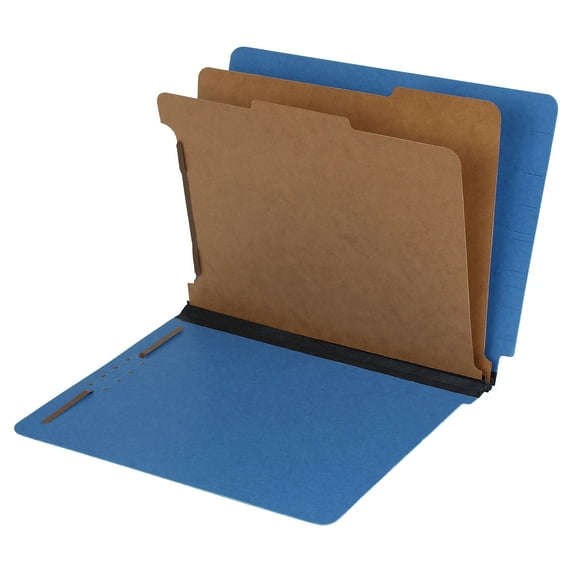 Pendaflex Classification Folder 2-Dividers Letter Size Dark Blue 10/Box (23217EE)