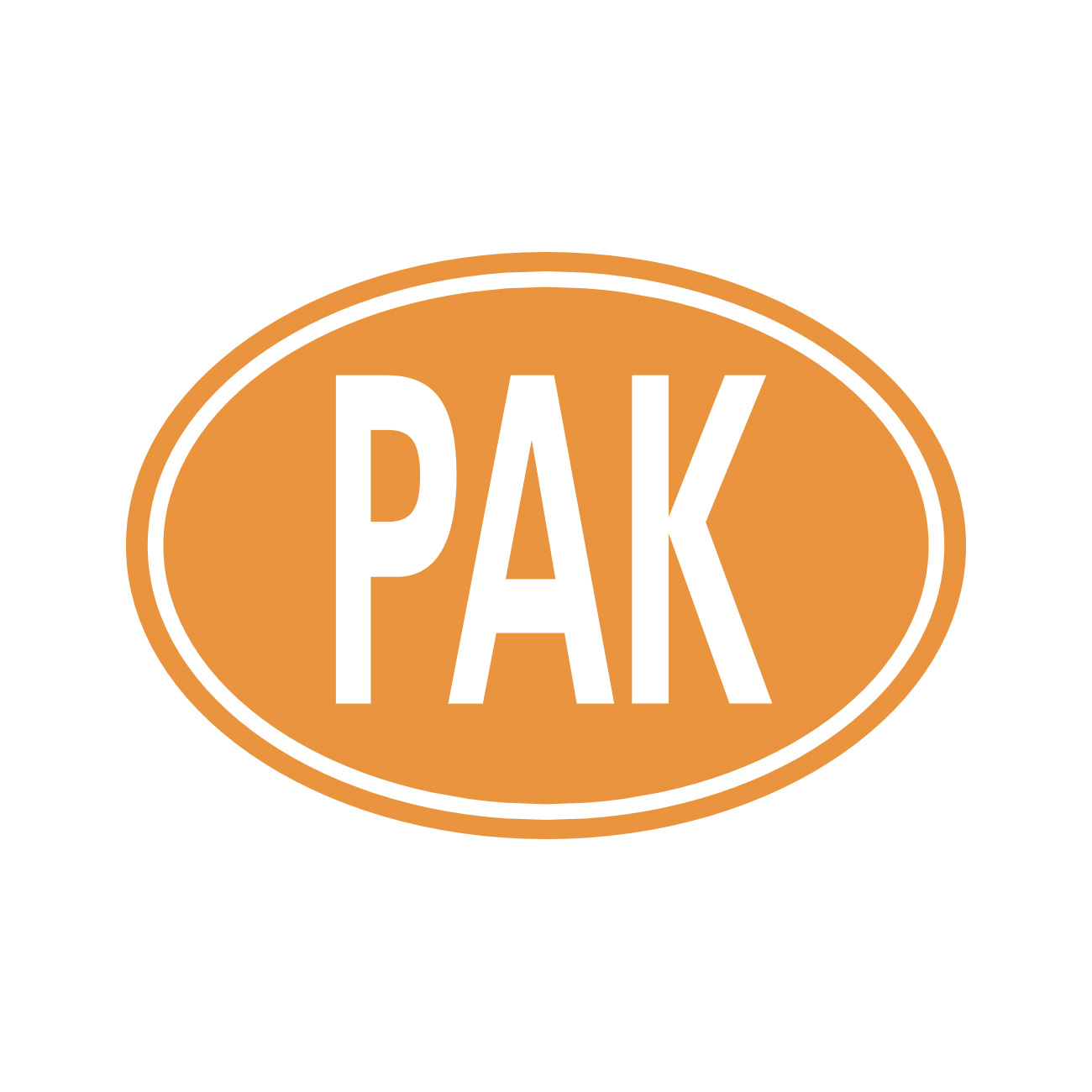 Pakistan Oval Sticker Decal Die Cut Self Adhesive Vinyl