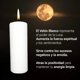 thumbnail image 4 of Vela Velón Cirio Blanco 19 Cm (g) Limpias Amarres Amor, 4 of 5