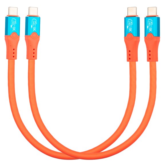 Cable Thunderbolt 4 Leehitech 240 W 30 cm (1 pie) USB 4, paquete de 2