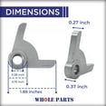 thumbnail image 2 of Whole Parts Refrigerator Bushing, Door Stop, Hinge Cam, Part# 044372-000 - Replacement & Compatible with Some Viking Refrigerators, 2 of 5