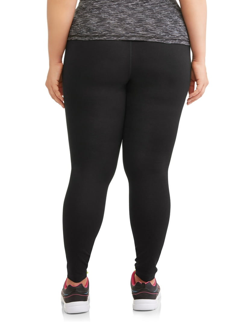 Works Women's Size Active Dri More 28" Inch Full Length Stretch Ankle Leggings - Walmart.com